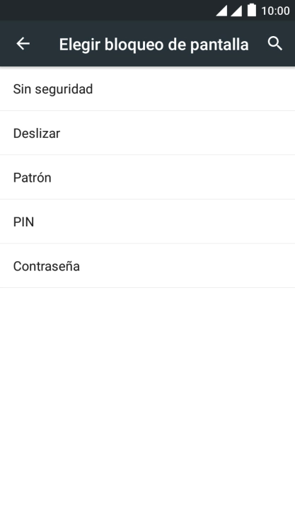 Introduce el código de seguridad actual y pulsa Sin seguridad. Introduce el código de seguridad actual y pulsa Sin seguridad.