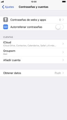 Pulsa el nombre de la cuenta de correo electrónico que acabas de crear. Pulsa el nombre de la cuenta de correo electrónico que acabas de crear.