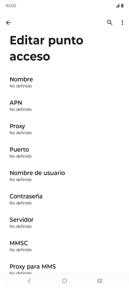 Pulsa Nombre. Pulsa Nombre.