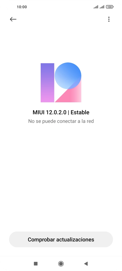 Pulsa Comprobar actualizaciones. Si hay una versión de software nueva disponible, aparecerá ahora en la pantalla. Sigue las indicaciones de la pantalla para actualizar el software del teléfono. Pulsa Comprobar actualizaciones. Si hay una versión de software nueva disponible, aparecerá ahora en la pantalla. Sigue las indicaciones de la pantalla para actualizar el software del teléfono.