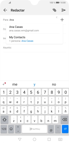 Pulsa el contacto deseado. Pulsa el contacto deseado.