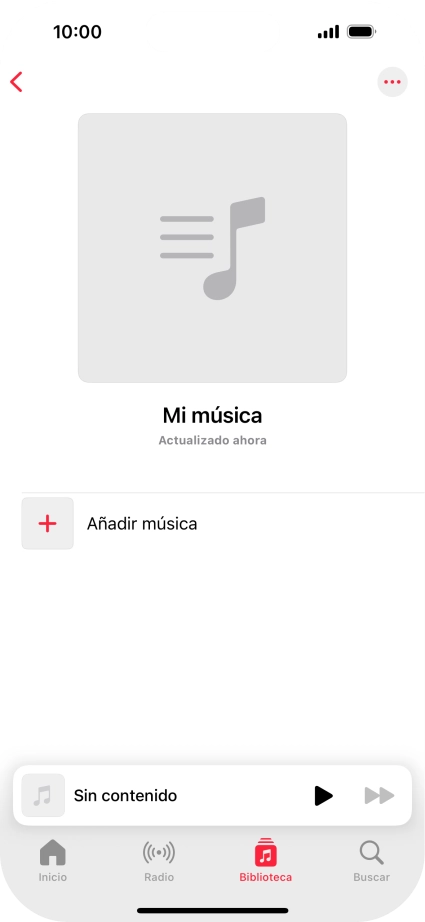 Pulsa Añadir música. Pulsa Añadir música.