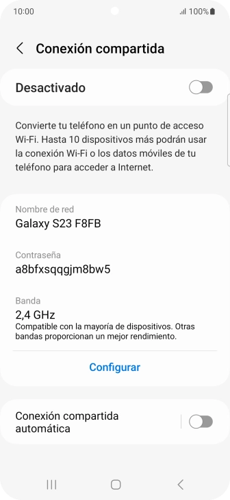 Pulsa Configurar. Pulsa Configurar.
