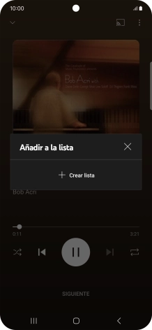 Pulsa Crear lista. Pulsa Crear lista.