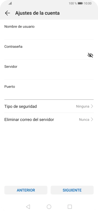 Pulsa Tipo de seguridad.