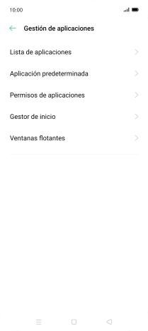 Pulsa Lista de aplicaciones. Pulsa Lista de aplicaciones.