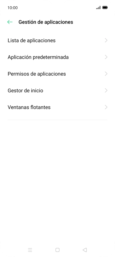 Pulsa Lista de aplicaciones. Pulsa Lista de aplicaciones.
