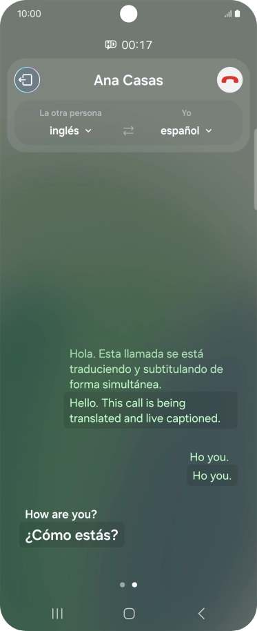 Graba la palabra o frase deseadas y espera a que aparezca la traducción. Graba la palabra o frase deseadas y espera a que aparezca la traducción.