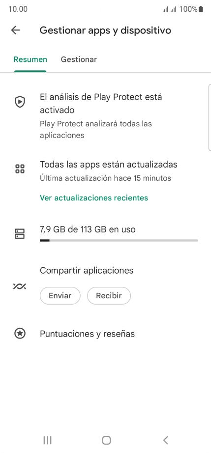 Pulsa Gestionar. Pulsa Gestionar.