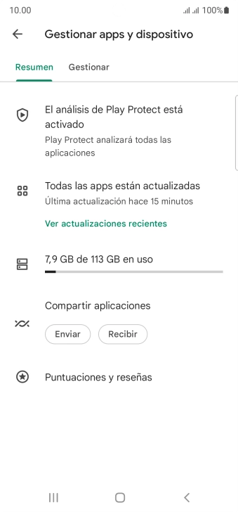 Pulsa Gestionar. Pulsa Gestionar.