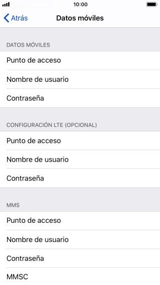 Pulsa Punto de acceso e introduce airtelwap.es. Pulsa Punto de acceso e introduce airtelwap.es.