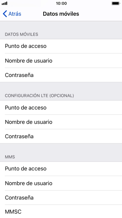 Pulsa Punto de acceso e introduce airtelwap.es. Pulsa Punto de acceso e introduce airtelwap.es.