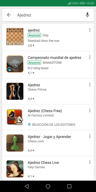 Pulsa la app deseada. Pulsa la app deseada.