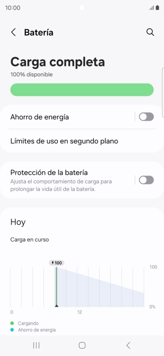 Pulsa Ahorro de energía. Pulsa Ahorro de energía.