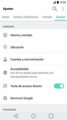 Pulsa Cuentas y sincronización. Pulsa Cuentas y sincronización.