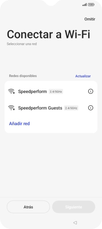 Pulsa la red wifi deseada.