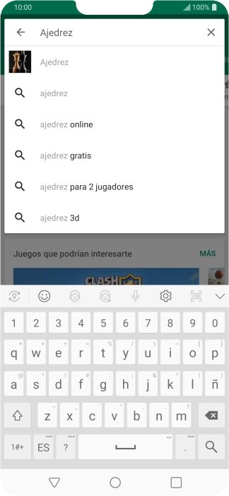Introduce el nombre del tema o de la app y pulsa el icono de búsqueda. Introduce el nombre del tema o de la app y pulsa el icono de búsqueda.