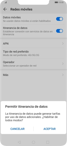 Si activas la función, pulsa ACEPTAR. Si activas la función, pulsa ACEPTAR.