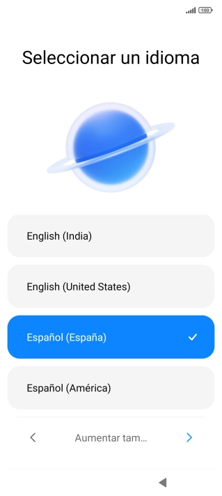 Pulsa la flecha hacia la derecha. Pulsa la flecha hacia la derecha.