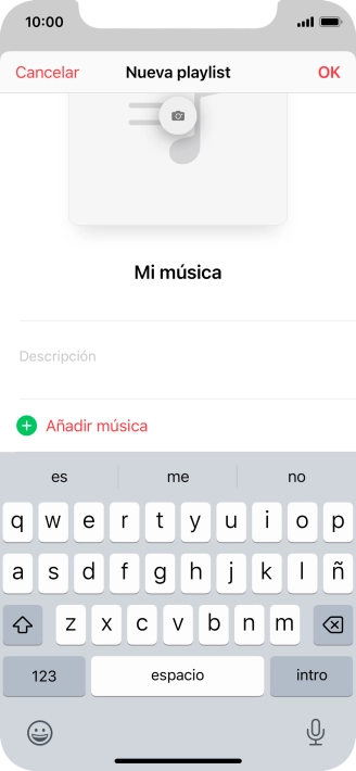 Pulsa Añadir música. Pulsa Añadir música.