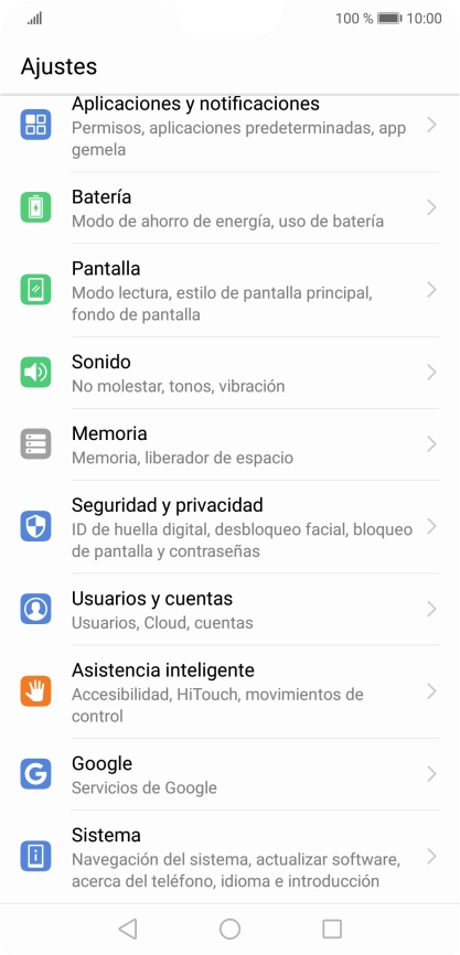 Pulsa Seguridad y privacidad.