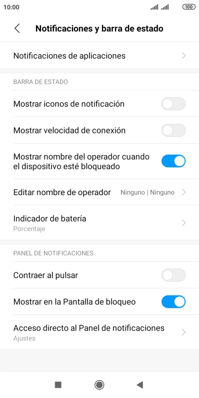 Pulsa Notificaciones de aplicaciones. Pulsa Notificaciones de aplicaciones.