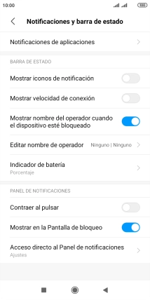 Pulsa Notificaciones de aplicaciones. Pulsa Notificaciones de aplicaciones.