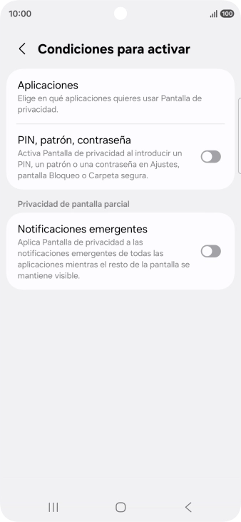 Pulsa Aplicaciones y sigue las indicaciones de la pantalla para seleccionar las apps deseadas. Pulsa Aplicaciones y sigue las indicaciones de la pantalla para seleccionar las apps deseadas.