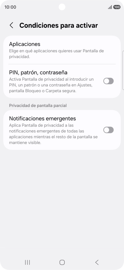 Pulsa Aplicaciones y sigue las indicaciones de la pantalla para seleccionar las apps deseadas. Pulsa Aplicaciones y sigue las indicaciones de la pantalla para seleccionar las apps deseadas.