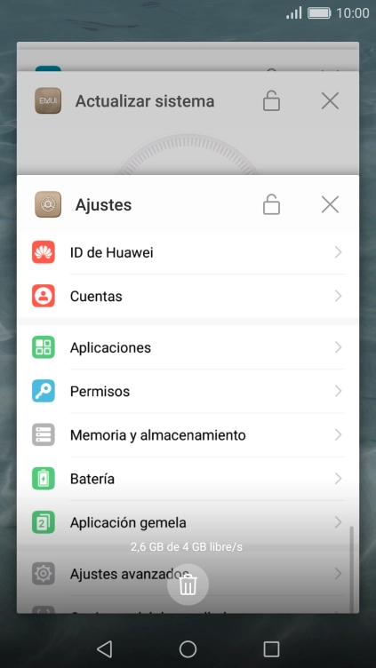 Pulsa la tecla de aplicaciones. Pulsa la tecla de aplicaciones.