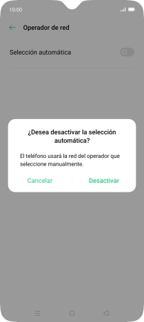 Pulsa Desactivar. Pulsa Desactivar.