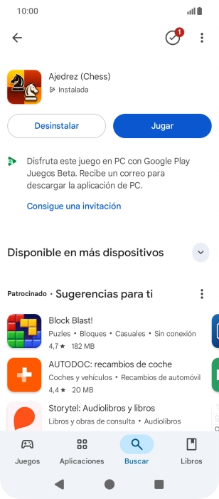 Pulsa la tecla de inicio para terminar y regresar a la pantalla de inicio. Pulsa la tecla de inicio para terminar y regresar a la pantalla de inicio.