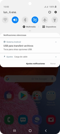 Pulsa Toca para otras opciones USB.. Pulsa Toca para otras opciones USB..