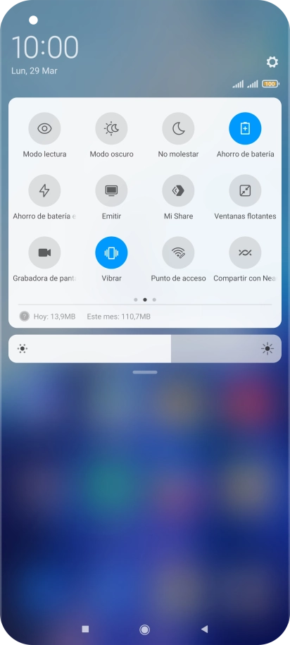 Pulsa la tecla de inicio para terminar y regresar a la pantalla de inicio. Pulsa la tecla de inicio para terminar y regresar a la pantalla de inicio.