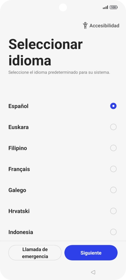 Pulsa el idioma deseado. Pulsa el idioma deseado.