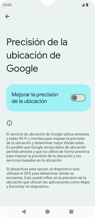 Si pulsas el indicador junto a Si pulsas el indicador junto a