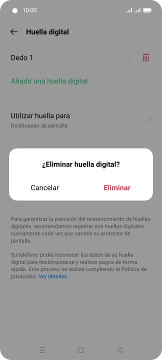 Pulsa Eliminar. Pulsa Eliminar.
