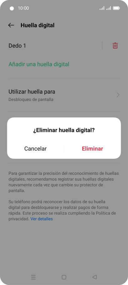Pulsa Eliminar. Pulsa Eliminar.