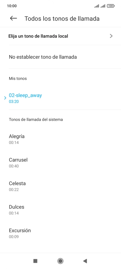 Pulsa la tecla de inicio para terminar y regresar a la pantalla de inicio. Pulsa la tecla de inicio para terminar y regresar a la pantalla de inicio.