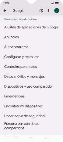 Pulsa Encontrar mi dispositivo.