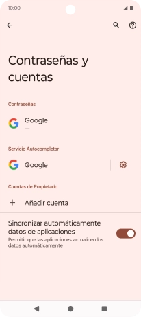 Pulsa Añadir cuenta.