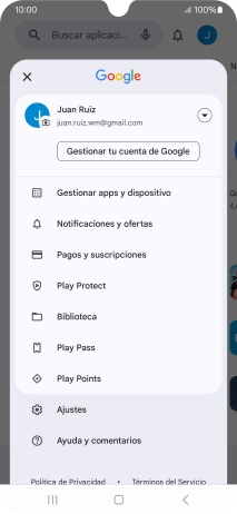 Pulsa Gestionar apps y dispositivo.