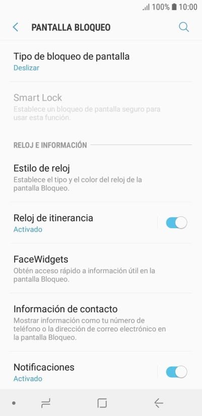 Pulsa Tipo de bloqueo de pantalla. Pulsa Tipo de bloqueo de pantalla.