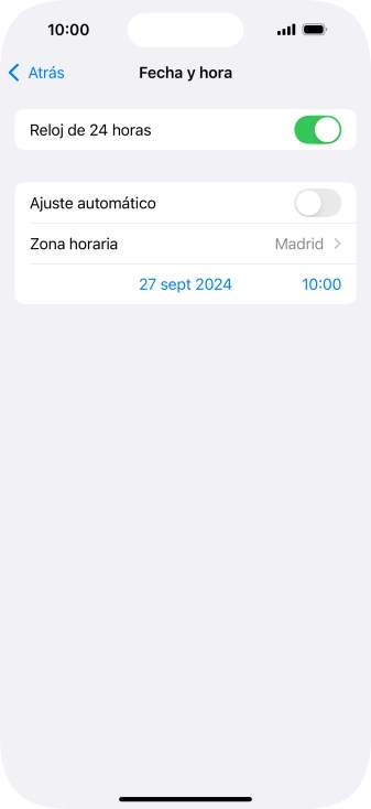 Pulsa el indicador junto a 