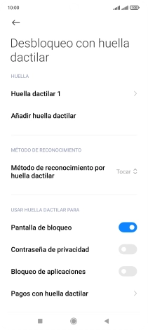 Pulsa el indicador junto a los ajustes deseados para activarlos o desactivarlos. Pulsa el indicador junto a los ajustes deseados para activarlos o desactivarlos.