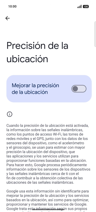 Si pulsas el indicador junto a Si pulsas el indicador junto a