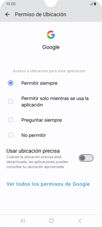Pulsa el ajuste deseado.