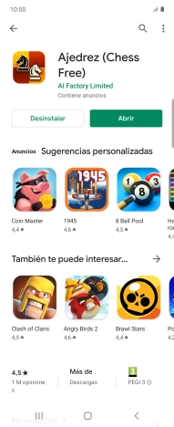 Pulsa la tecla de inicio para terminar y regresar a la pantalla de inicio. Pulsa la tecla de inicio para terminar y regresar a la pantalla de inicio.