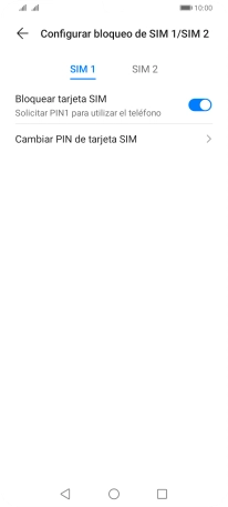 Pulsa la tarjeta SIM deseada. Pulsa la tarjeta SIM deseada.