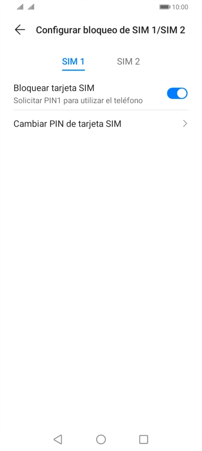 Pulsa la tarjeta SIM deseada. Pulsa la tarjeta SIM deseada.